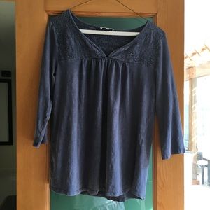 Sonoma blue top, size M
